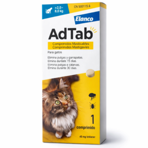 AdTab - Antiparasitário em comprimidos mastigáveis