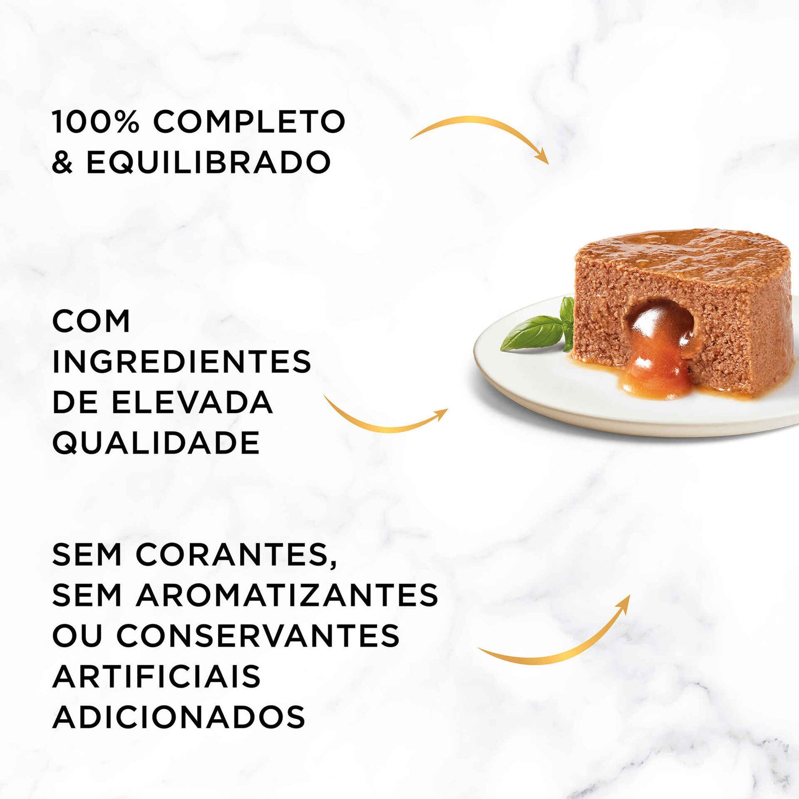 Comida Húmida para Gato Adulto Fondant Frango Purina Gourmet Gold - Image 2