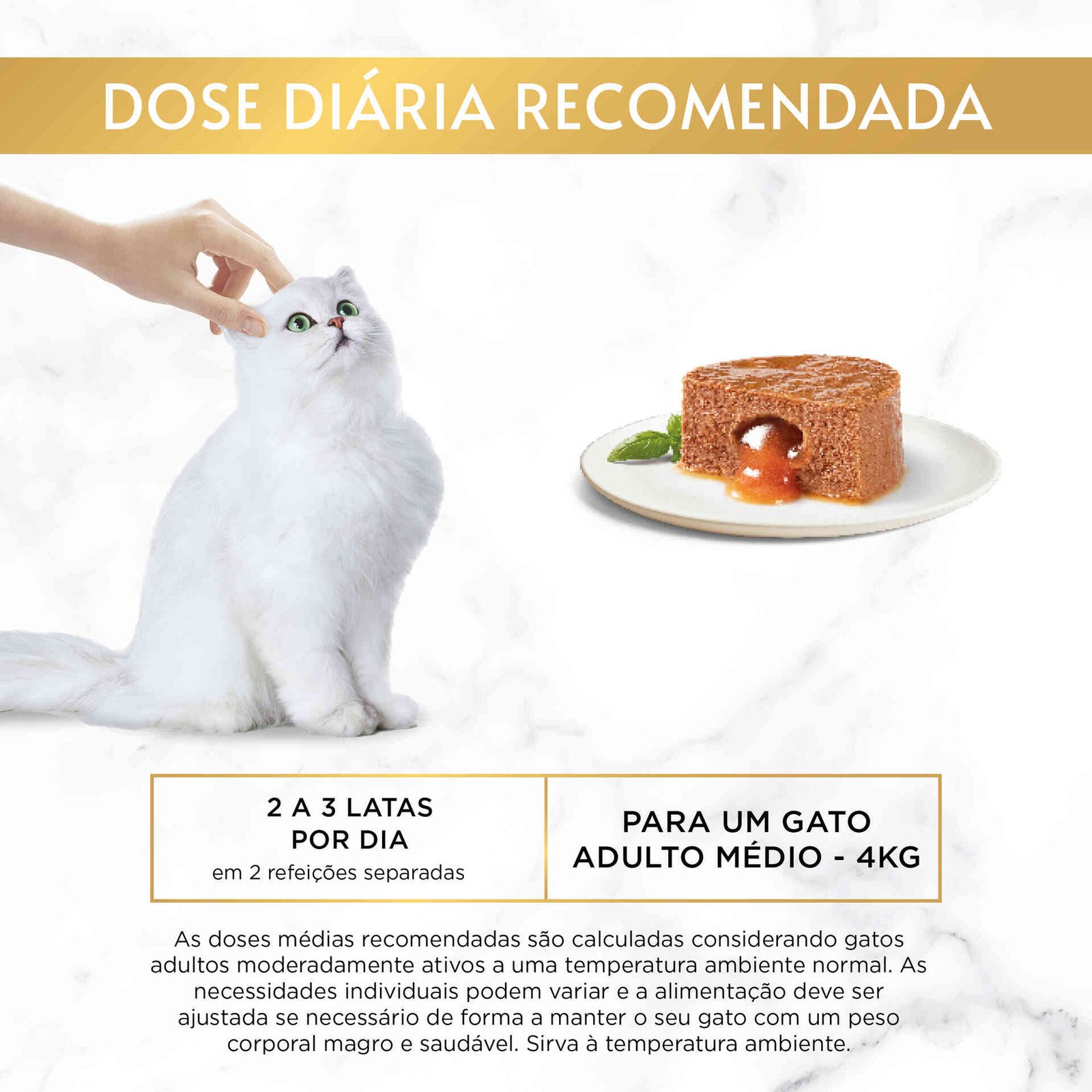 Comida Húmida para Gato Adulto Fondant Frango Purina Gourmet Gold - Image 3