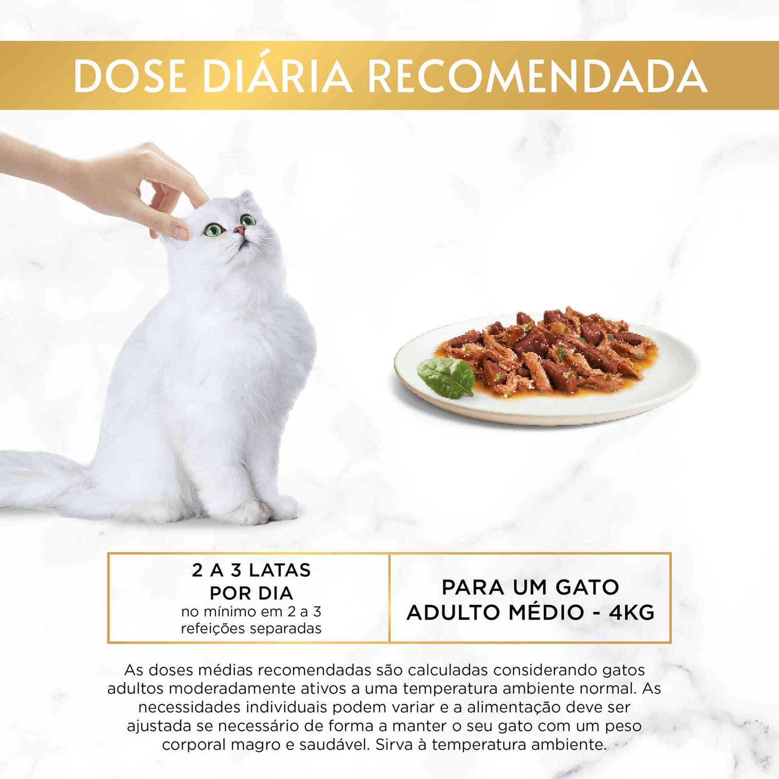 Comida Húmida para Gato Duplo Prazer Vaca e Frango Purina Gourmet Gold - Image 3
