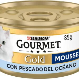 Comida Húmida para Gato Mousse Peixe de Oceano Purina Gourmet Gold